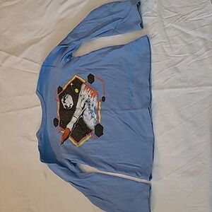 💥The Children's Place Boys Size 5/6 Blue Long Sleeve Shirt Top